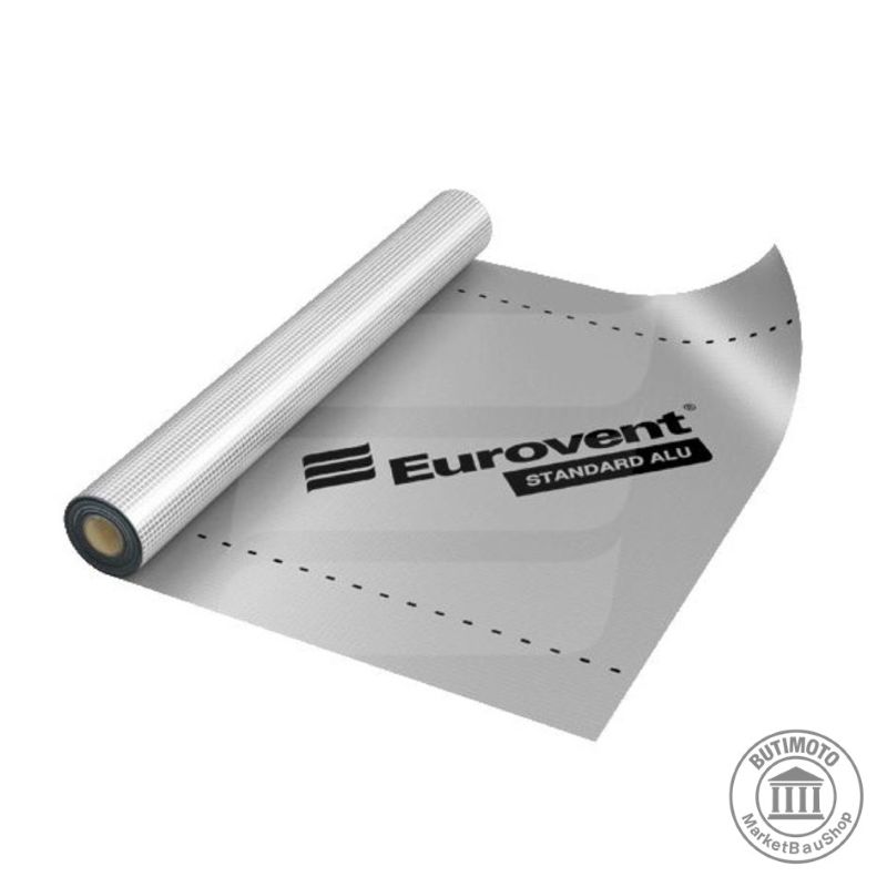 Parna brana s aluminijskim slojem 110 g/m2 - EUROVENT Standard Alu, 75 m2
